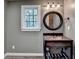 Bathroom featuring a new vanity, mirror, lighting and a window for natural light at 5507 Martina Way, Dunwoody, GA 30338