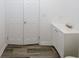 Neutral bathroom featuring a single sink vanity, tiled floors and nearby closet at 365 Hunt Creek Dr, Acworth, GA 30101