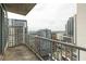 Balcony view of the surrounding city and skyline at 44 Peachtree Ne Pl # 1824, Atlanta, GA 30309