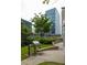 Outdoor grill and landscaped green space at 44 Peachtree Ne Pl # 1824, Atlanta, GA 30309