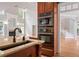 Kitchen island with sink and built in ovens at 612 Champions Dr, Mcdonough, GA 30253
