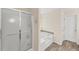The main bath features a walk-in shower and soaking tub with lovely tile surround at 1625 Clark Lake Nw Dr, Acworth, GA 30102