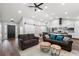 Inviting living area with a modern kitchen, dining space, and cozy seating at 3313 Harmon Ridge Ct, Buford, GA 30519