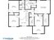 Floor plan showcasing the layout of the second floor at 125 Winter Valley Ct, Fayetteville, GA 30215