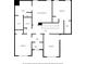 Detailed floor plan showcasing the layout of the upper level of the home at 178 Crestbrook Way, Dallas, GA 30157