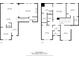 Detailed floor plan showcasing layout of rooms, including living room, kitchen, bedrooms, and bathrooms at 178 Crestbrook Way, Dallas, GA 30157