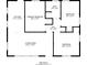 A home layout with dimensions for kitchen, living room, bedrooms, and bathroom at 1760 Spring Ave, Atlanta, GA 30344