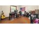 Bedroom includes hardwood flooring, natural light, and home office setup at 2501 Northbrook Rd, Snellville, GA 30039