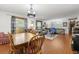Spacious living and dining area featuring an open layout and hardwood floors at 2501 Northbrook Rd, Snellville, GA 30039