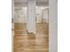 View from the doorway featuring new hardwood floors, fireplace and great natural lighting at 333 Lynne Cir, Alpharetta, GA 30009