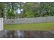 Backyard with a fenced-in lawn, creating a private and inviting outdoor space, great for outdoor relaxation and enjoyment at 4055 Hill Station Ct, Sugar Hill, GA 30518