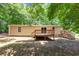 Backyard featuring a wooden deck and stairs at 2017 S Deshon Rd, Lithonia, GA 30058