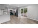 Open concept kitchen, dining, and deck area at 4510 Virginia Nw Ave, Kennesaw, GA 30144