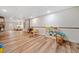 Finished basement featuring wood-look flooring, recessed lighting, and ample space for various activities at 2095 Gherry Dr, Austell, GA 30106