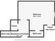 Basement floor plan including stairs, a finished basement, and bathroom at 6402 Grafton Ct, Austell, GA 30168