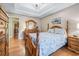Bright bedroom with hardwood floors, tray ceiling, and plenty of space at 1526 Oakleaf Dr, Auburn, GA 30011
