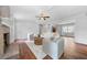 Inviting living room with hardwood floors, fireplace, and ample seating featuring tons of natural light at 2578 Morgan Lake Ne Dr, Marietta, GA 30066