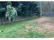 Spacious backyard with green grass and a wood fence at 2175 Golden Valley Dr, Lawrenceville, GA 30043