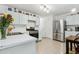 Modern kitchen featuring stainless steel appliances and ample counter space at 570 White Stag Ct, Suwanee, GA 30024