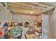 Unfinished basement with exposed rafters and ductwork, full of possibilities at 401 Pirkle Ave, Buford, GA 30518
