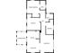 A detailed floor plan showing the layout of the home, including living areas, bedrooms, and bathrooms at 484 Lorene Sw Dr, Marietta, GA 30060