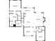 Detailed floor plan showcasing the layout of the first floor of this home, including rooms and dimensions at 859 N Bay Overlook, Villa Rica, GA 30180