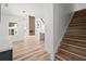 Bright living room with hardwood floors, fireplace, and modern finishes at 859 N Bay Overlook, Villa Rica, GA 30180