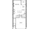 Open-concept floor plan showcasing the kitchen, great room, and garage at 2407 Malster Ln, Lawrenceville, GA 30043