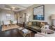 Open concept living and dining area with stylish furnishings at 2626 Peachtree Nw Rd # 1108, Atlanta, GA 30305
