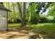 The home has a large, level backyard perfect for outdoor activities and relaxation at 1002 Forrest Blvd, Decatur, GA 30030