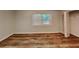Bedroom with hard wood floors, neutral paint and closet at 7054 Chappell Cir, Atlanta, GA 30360