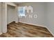 This is an empty bedroom featuring a wooden floor, a closet and a window at 7054 Chappell Cir, Atlanta, GA 30360