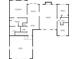 Detailed floor plan illustrating the layout of the home with bedrooms, living areas, and garage at 1623 Pratt Rd, Covington, GA 30014