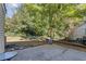 Backyard and patio with privacy landscaping at 3444 Washington Way, Atlanta, GA 30340