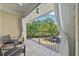 Charming balcony with seating, overlooking lush greenery, and plenty of space for relaxing at 2766 Wander Ln, Alpharetta, GA 30022