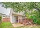 Backyard featuring a fenced in lawn and wooden deck at 3623 Thurleston Sw Ct, Marietta, GA 30008