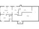 Basement floor plan showing rooms including recreation, utility, storage, bedroom and bath at 431 Keeler Woods Nw Dr, Marietta, GA 30064