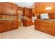 Spacious kitchen features granite countertops, wood cabinets, and stainless steel appliances at 431 Keeler Woods Nw Dr, Marietta, GA 30064