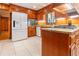 Large kitchen with granite countertops, stainless steel appliances, and wood cabinetry at 431 Keeler Woods Nw Dr, Marietta, GA 30064
