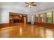 Spacious living room with hardwood floors, vaulted ceiling, and natural light at 431 Keeler Woods Nw Dr, Marietta, GA 30064