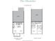 Floorplan displaying the layout of the second and third floor including kitchen, living areas, Primary suite, and bedrooms at 548 Sawnee Village Blvd # D54, Cumming, GA 30040