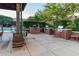 Outdoor grilling area with built-in grills and seating, perfect for entertaining at 1820 Peachtree Nw St # 811, Atlanta, GA 30309