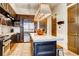 Gourmet kitchen featuring stainless steel appliances, stone countertops, and custom cabinets at 1820 Peachtree Nw St # 811, Atlanta, GA 30309