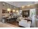Stylish lounge area featuring a bar, comfortable seating, and modern decor, perfect for socializing at 1820 Peachtree Nw St # 811, Atlanta, GA 30309