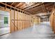 Unfinished basement ready to be customized, featuring exposed framing at 377 Tapley Rd, Villa Rica, GA 30180