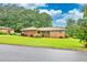 Beautiful home with a well-maintained lawn, mature trees, and charming curb appeal on a sunny day at 8140 Wood St Se, Covington, GA 30014