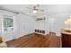 Inviting entryway with coat hooks, bench, and hardwood floors at 1450 Walker Se St, Smyrna, GA 30080