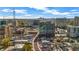 Aerial view of city skyline and buildings with residential homes at 3235 Roswell Ne Rd # 508, Atlanta, GA 30305