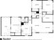 Detailed floor plan showcasing bedroom, bathroom, kitchen, living spaces and dimensions at 553 Collingwood Dr, Decatur, GA 30032