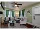 Cozy living room with hardwood floors, stylish decor, and ample natural light at 3116 Jackson St, Hapeville, GA 30354